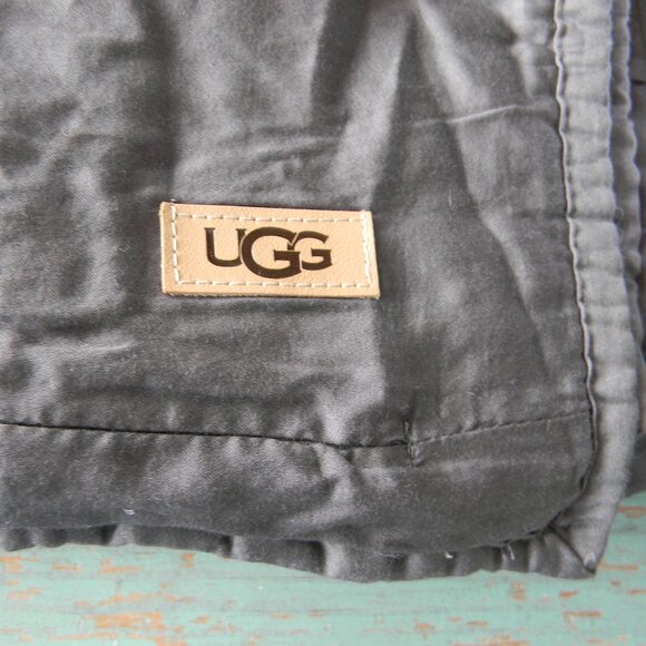 NEW UGG DAWN EURO SHAM CHARCOAL GRAY 26"X26" - Picture 5 of 5